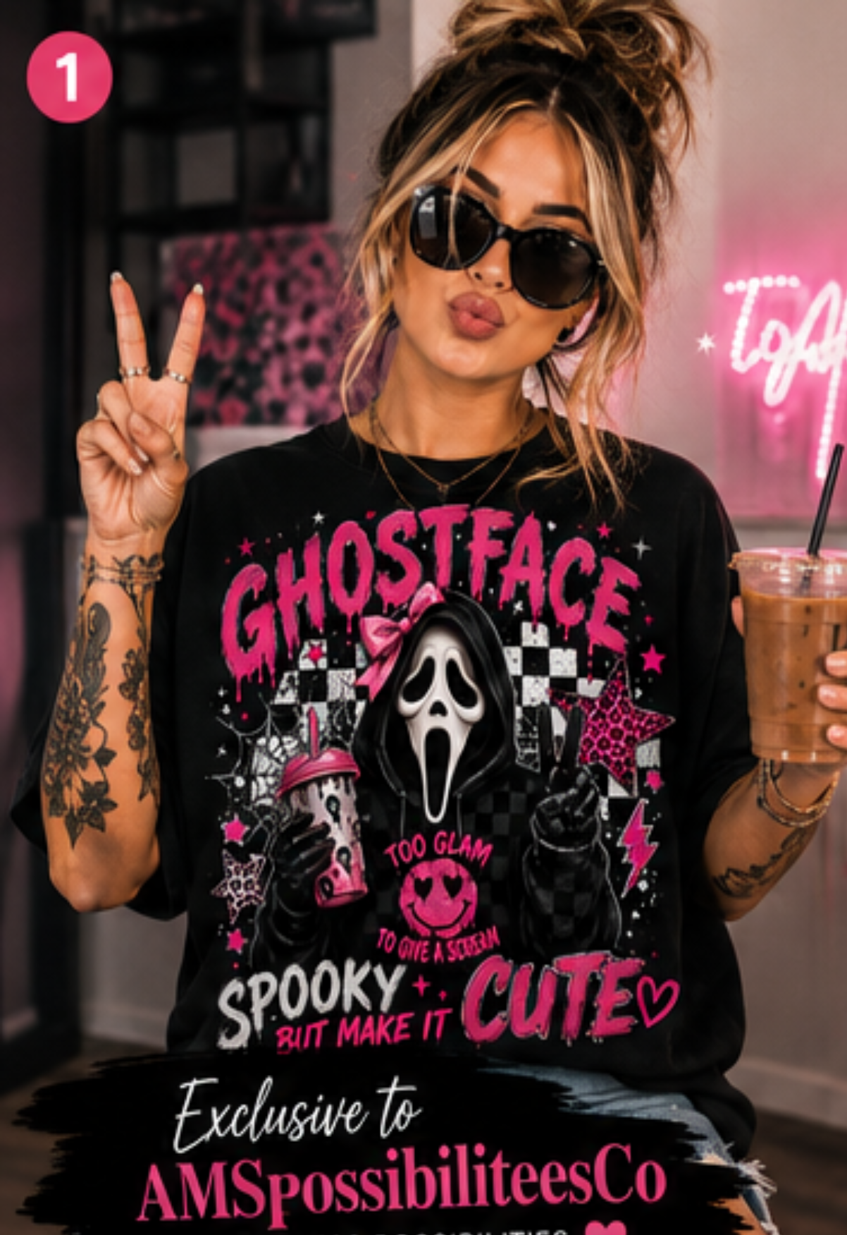 Ghostface Halloween Shirt | Spooky Season Tee | Horror Movie Shirt | Fall Graphic Tee | Boutique Halloween Apparel