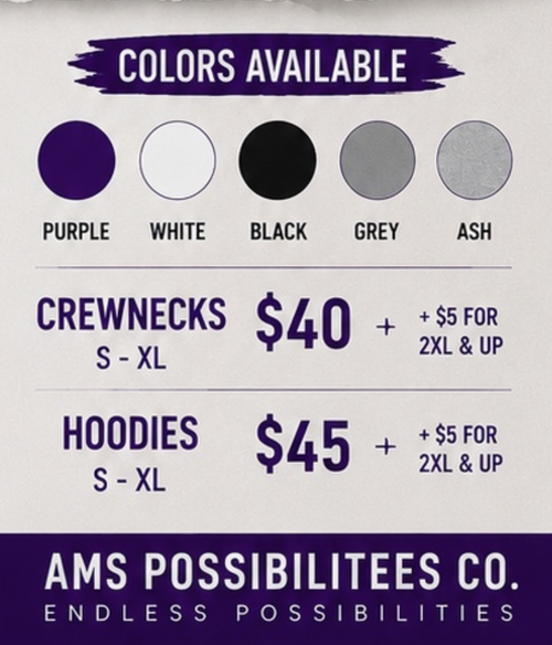 Woodhaven Warriors Spirit Wear | Vintage Warriors Shirt, Crewneck or Hoodie | Purple & White Game Day Apparel