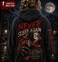 Elm Street Horror Hoodie | Never Sleep Again Sweatshirt | Spooky Nightmare Apparel