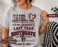 Southgate Titans Senior Parent Shirt | Class of 2027 | It's Fine I'm Fine Everything's Fine | Football Season Spirit Wear