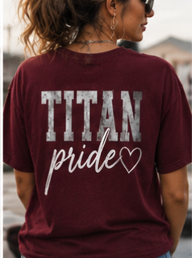 🏈 Southgate Titans Football Mom Tee | Friday Night Lights | Comfort Colors Shirt | Game Day Shirt | STA Football | School Spirit Apparel