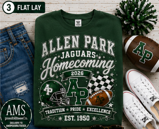 Allen Park Jaguars Homecoming 2026 Sweatshirt | Boutique Spirit Wear | AMSPossibiliteesCo