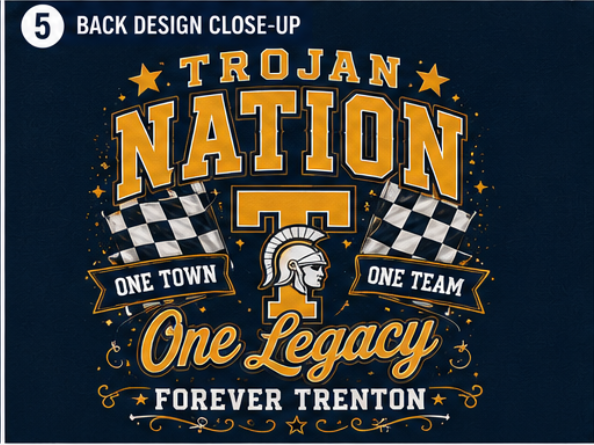 Trenton Trojans Homecoming 2026 Crewneck Sweatshirt | Boutique Spirit Wear | Game Day Apparel