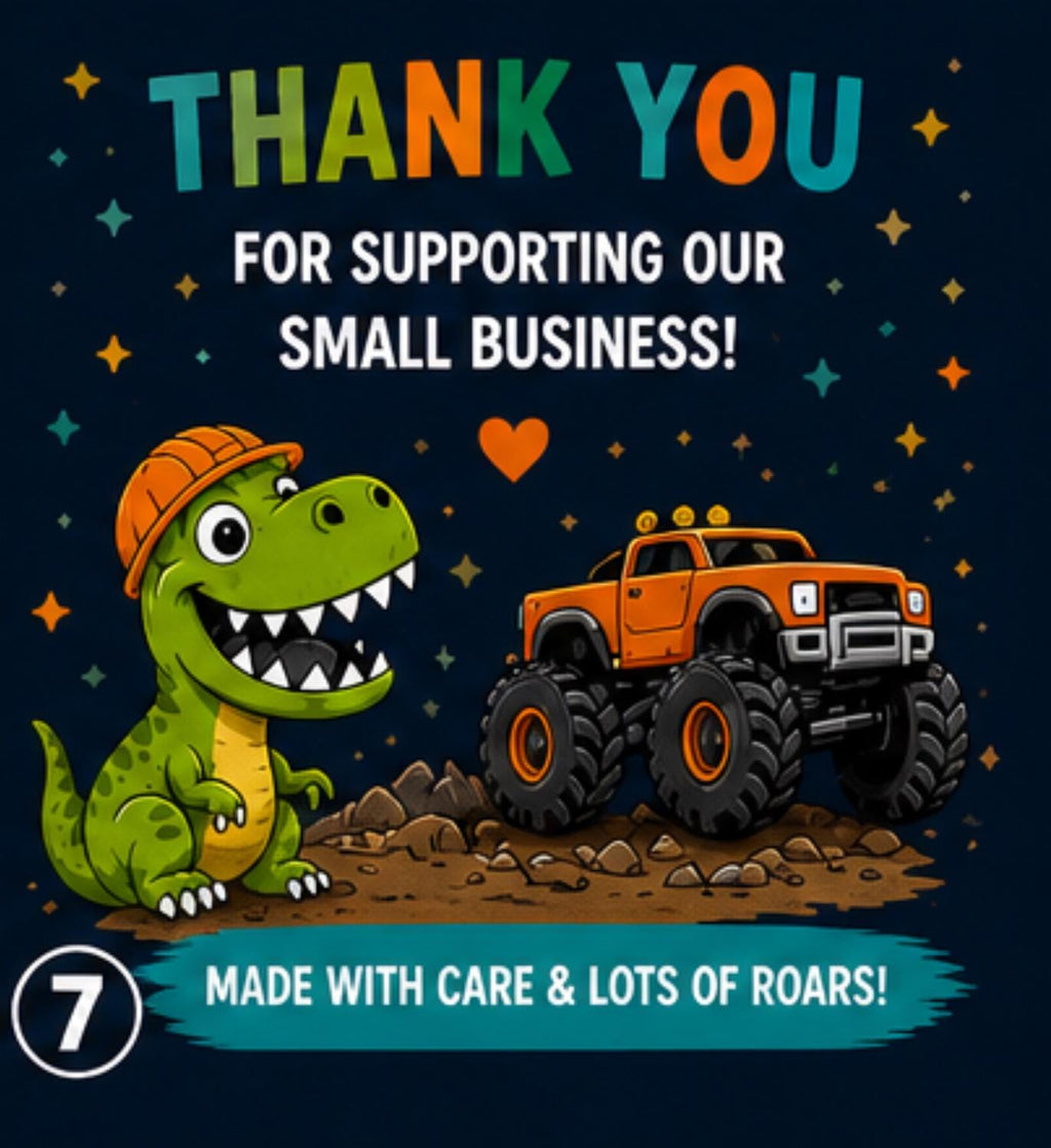 Boys Dino Trucks Shirt, Dinosaur Construction Excavator Tee, Toddler Birthday Fun Crew