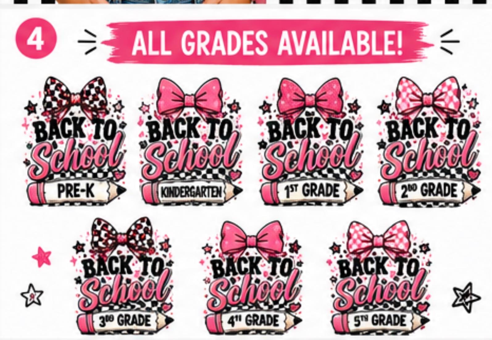 First Day of School Shirt for Girls | Rainbow Bow Back to School Tee | PreK to 5th Grade | Personalized Kids Graphic T-Shirt |