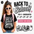 Back to School Shirt | First Day of School Tee | Pre-K to 5th Grade Shirt | Kids Graphic Tee | Bella Canvas | School Outfit