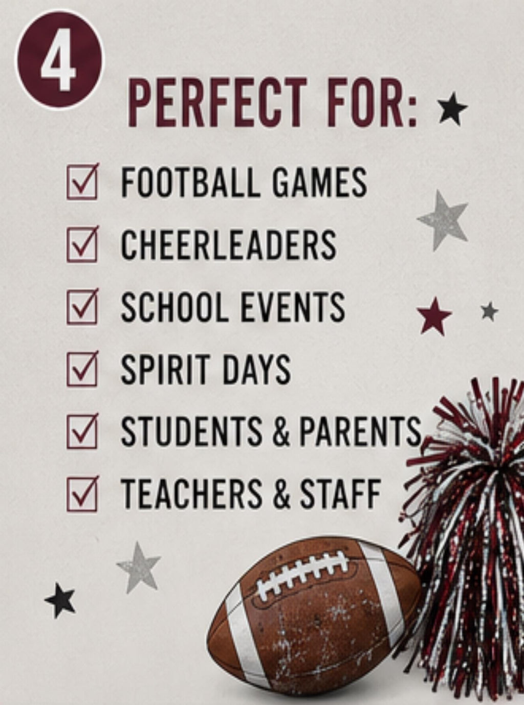 Customizable School Mascot Football Game Day Tee | Comfort Colors Spirit Shirt