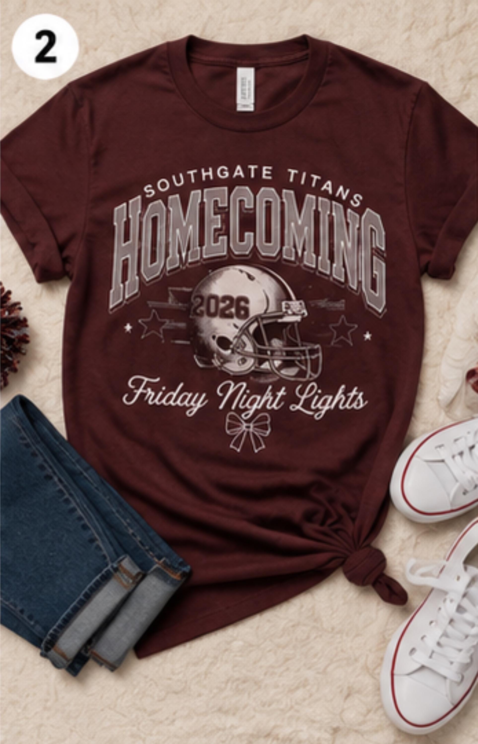 Homecoming 2026 Shirt | Southgate Titans Football Shirt | Friday Night Lights Tee | School Spirit Shirt | Game Day Apparel