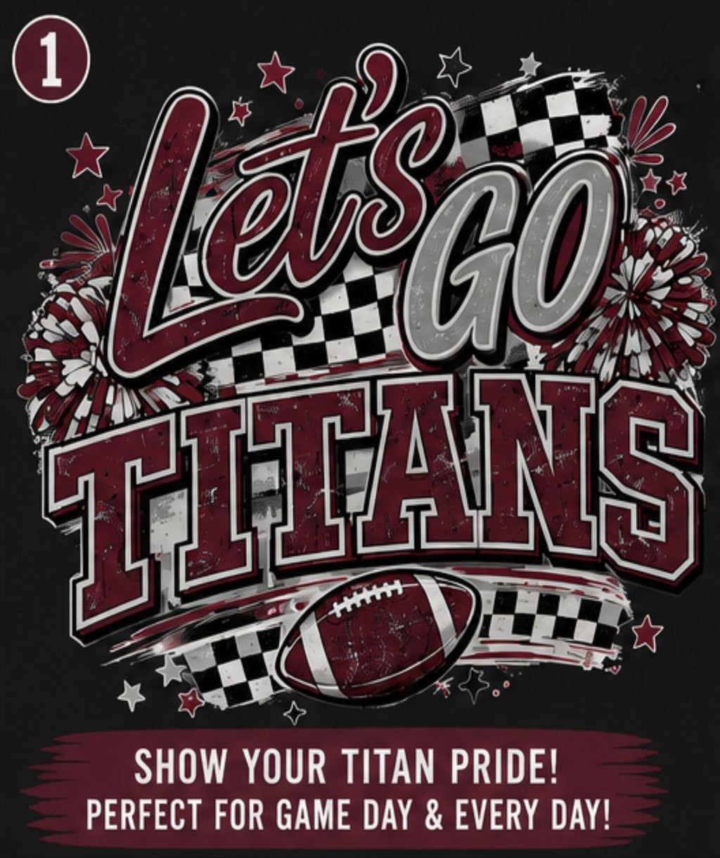 Customizable School Mascot Football Game Day Tee | Comfort Colors Spirit Shirt
