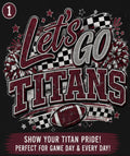 Customizable School Mascot Football Game Day Tee | Comfort Colors Spirit Shirt