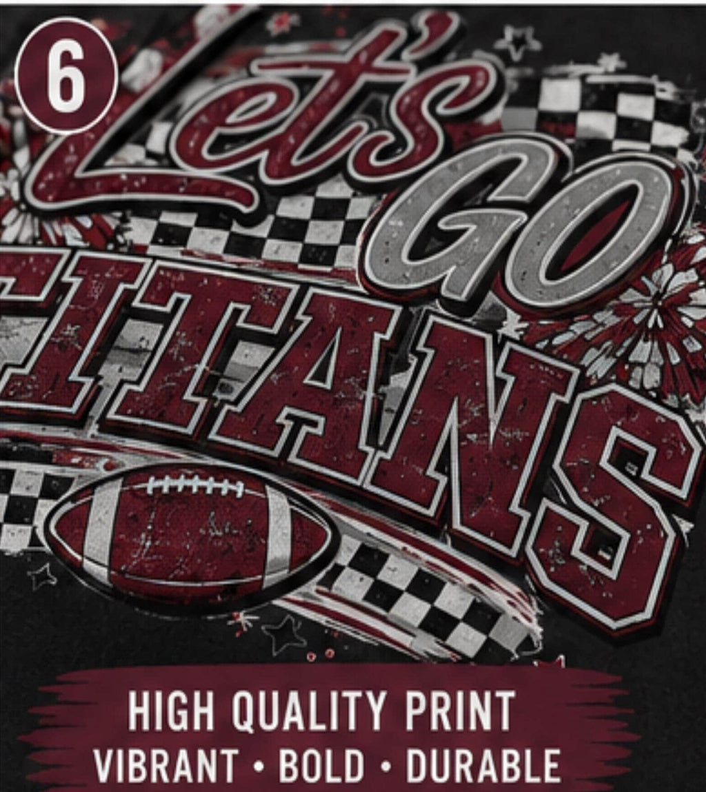 Customizable School Mascot Football Game Day Tee | Comfort Colors Spirit Shirt
