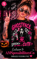 Ghostface PNG | Spooky Halloween Digital Download for Apparel (300 DPI)