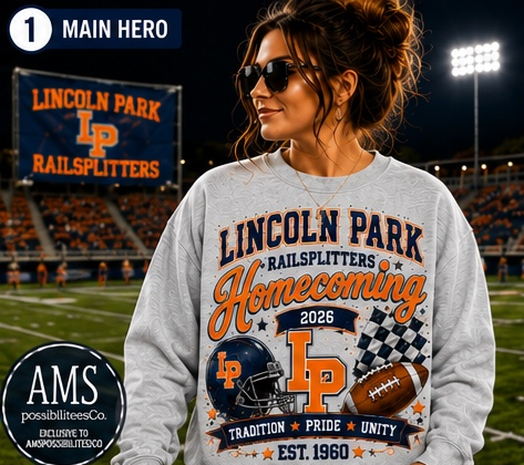 Lincoln Park Railsplitters Homecoming 2026 Sweatshirt | Boutique Spirit Wear