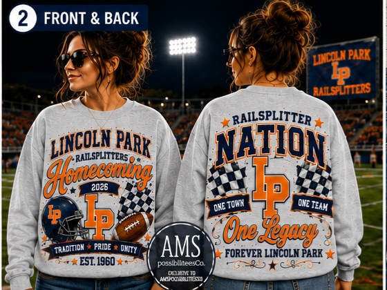 Lincoln Park Railsplitters Homecoming 2026 Sweatshirt | Boutique Spirit Wear