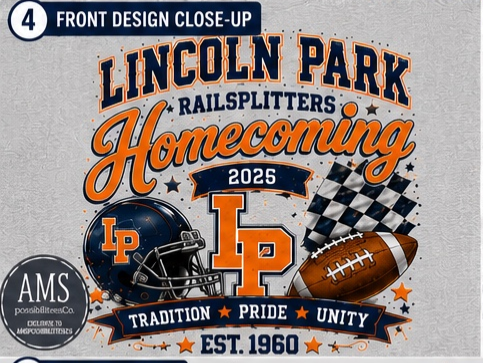 Lincoln Park Railsplitters Homecoming 2026 Sweatshirt | Boutique Spirit Wear
