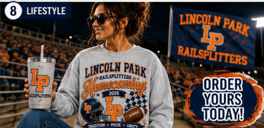 Lincoln Park Railsplitters Homecoming 2026 Sweatshirt | Boutique Spirit Wear