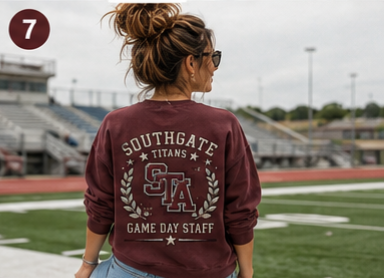 Southgate Titans Staff Social Club Crewneck | STA Game Day Swim Staff Sweatshirt.Tee,or Hoodie